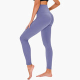 Women's Leggings with Leopard Print and High Waist
