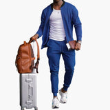 Men’s Two-Piece Set with Zip Jacket and Pants