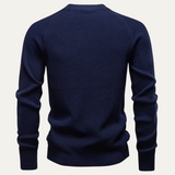 The Anglesey Men's Casual Knitted Crew Neck Sweater