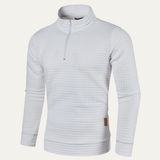 The Willowcrest Men’s Warm Lightweight Quarter Zip Sweater