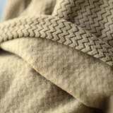 The Warwick Men’s Cashmere  Wavy Texture Sweater with Chest Pocket
