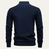 The Cotswold Men’s Quarter Zip Knit Winter Sweater