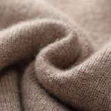The Riverhill Men's Cashmere Cable Knit Half Zip Sweater