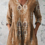 Blair | Long Blouse with Expressive Pattern