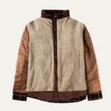 The Verbania Men’s Check Plaid Fleece Lined Flannel Jacket