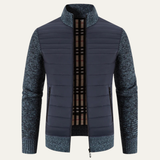 The Hillston Men’s Padded Stand Collar Winter Zip Up Jacket
