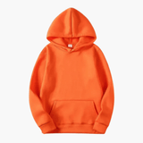 Women’s Fitted Hoodie with Adjustable Hood and Ribbed Hem