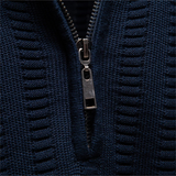 The Cotswold Men’s Quarter Zip Knit Winter Sweater