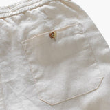 Men's Summer Pants with Elastic Waistband and Drawstring