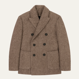 The Ashton Men's Vintage Wool Blend Double Breasted Tweed Winter Blazer