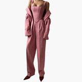 Pantsuit with Corset Blazer for Women – Tailored and Elegant