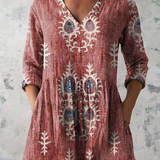 Blair | Long Blouse with Expressive Pattern
