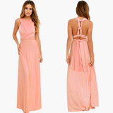 Evening Dress with V-Neck - Women's Style for Gala Nights