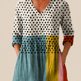 Nola | Long Blouse with Expressive Pattern