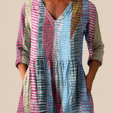 Noa | Long Blouse with Expressive Pattern