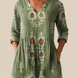 Blair | Long Blouse with Expressive Pattern