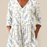 Brielle | Long Blouse with Expressive Pattern