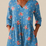 Ayla | Long Blouse with Expressive Pattern