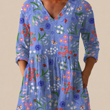 Amelie | Long Blouse with Expressive Pattern