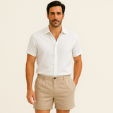 The Linton Tailored Summer Linen Shorts