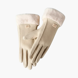 Women’s Gloves with Lined Interior and Folded Cuffs