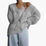 Women’s Cardigan with Textured Surface