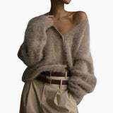 Women’s Cardigan with Textured Surface