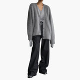 Women’s Cardigan with Textured Surface