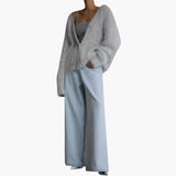 Women’s Cardigan with Textured Surface