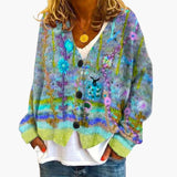 Women’s Cardigan with Patterned Knit