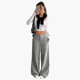 Women's Corduroy Pants with High Waist and Pockets