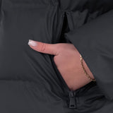 Women’s Down Jacket with Hood and Zipper