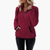 Women's Fleece Pullover with Half Zip