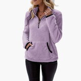 Women's Fleece Pullover with Half Zip