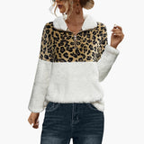 Women's Fleece Pullover with Half Zipper