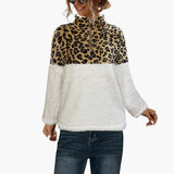 Women's Fleece Pullover with Half Zipper
