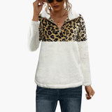 Women's Fleece Pullover with Half Zipper