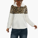 Women's Fleece Pullover with Half Zipper