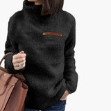 Women's Fleece Pullover with High Collar