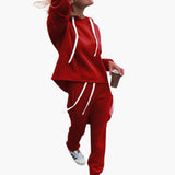 Women's Hoodie and Jogger Set with Drawstrings