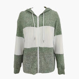 Women's Hooded Sweatshirt with Zipper