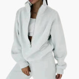 Women's Lounge Set with Half Zip Sweatshirt
