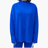 Women's Loungewear Set with Sweater and Wide Leg Pants