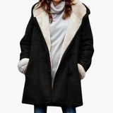 Women’s Hooded Coat with Toggle Closure and Pockets