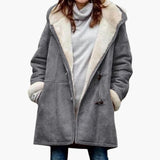 Women's Coat with Toggle Closure