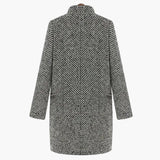 Women's Coat with Button Closure