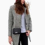 Women's Coat with Button Closure
