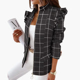 Women's Pattern Jacket with Zipper