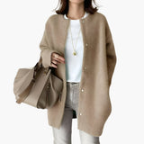 Women's Oversized Cardigan with Long Sleeves