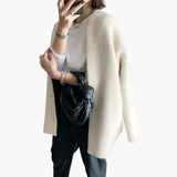 Women’s Cardigan with Snap Buttons and Sleeves